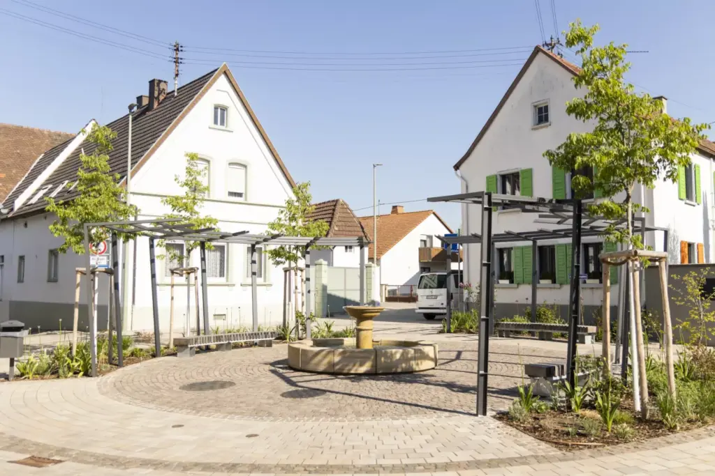 Ein Brunnen im öffentlichen Raum